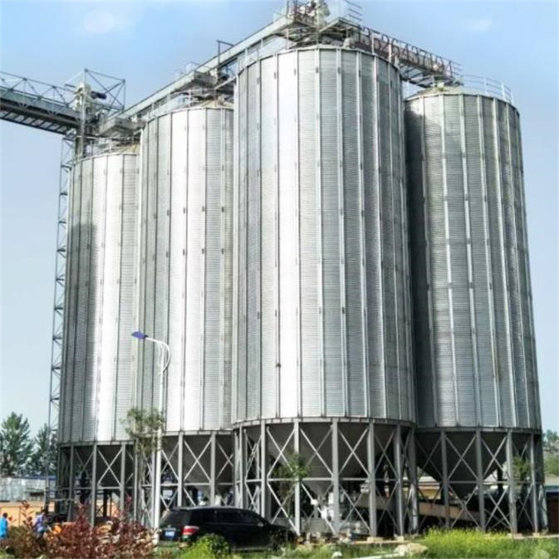 全钢锥底粮食钢板仓-质量可靠