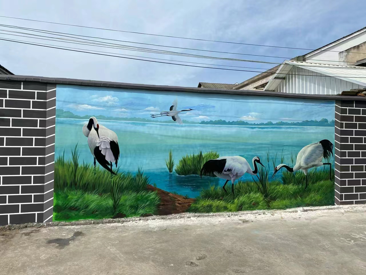乐山墙面绘画墙体画画手绘团队本地生产厂家